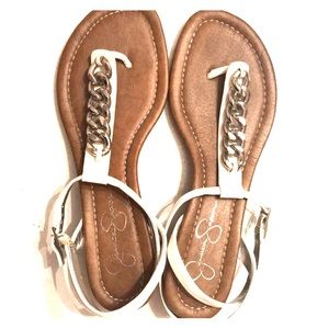 Size 9 Jessica Simpson heeled sandals.